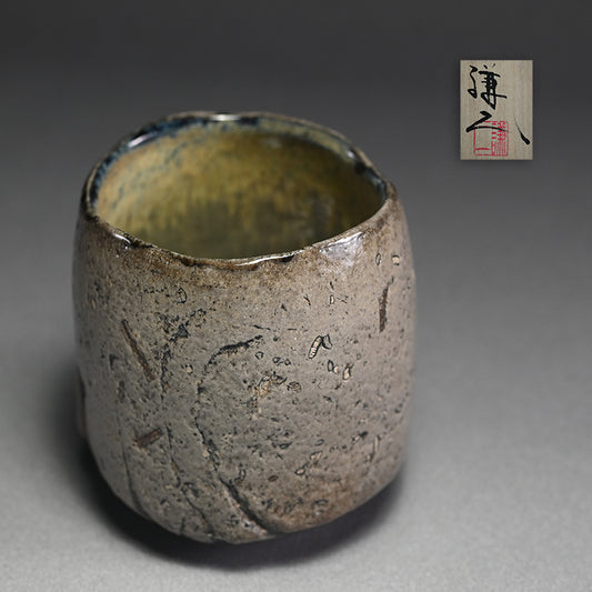 Glass Glazed Pottery Bowl B ー五味 謙二 "ガラス釉 碗"