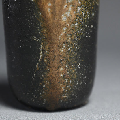 Black Bizen Tokkuri Sake Flask ー伊勢崎 晃一朗 "黒徳利"