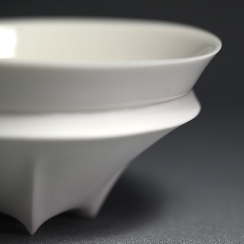Exquisite Porcelain Bowl ー加藤 好康 “遊高台 鉢”