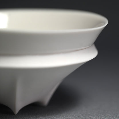 Exquisite Porcelain Bowl ー加藤 好康 “遊高台 鉢”