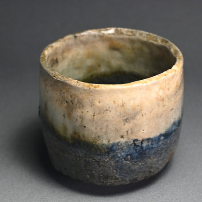 White and Black Chawan Tea Bowl ー“白黒茶碗 不二山”