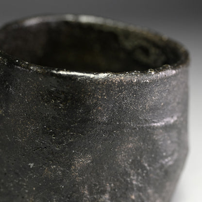 Black Raku Chawan Tea Bowl ー"黒茶碗"