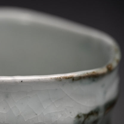 Contemporary White Chawan ー鯉江 良二 "引出し 白茶盌"