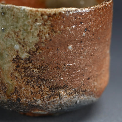 Shigaraki Tsutsu Chaawan Tea Bowl ー"信楽 筒茶盌"