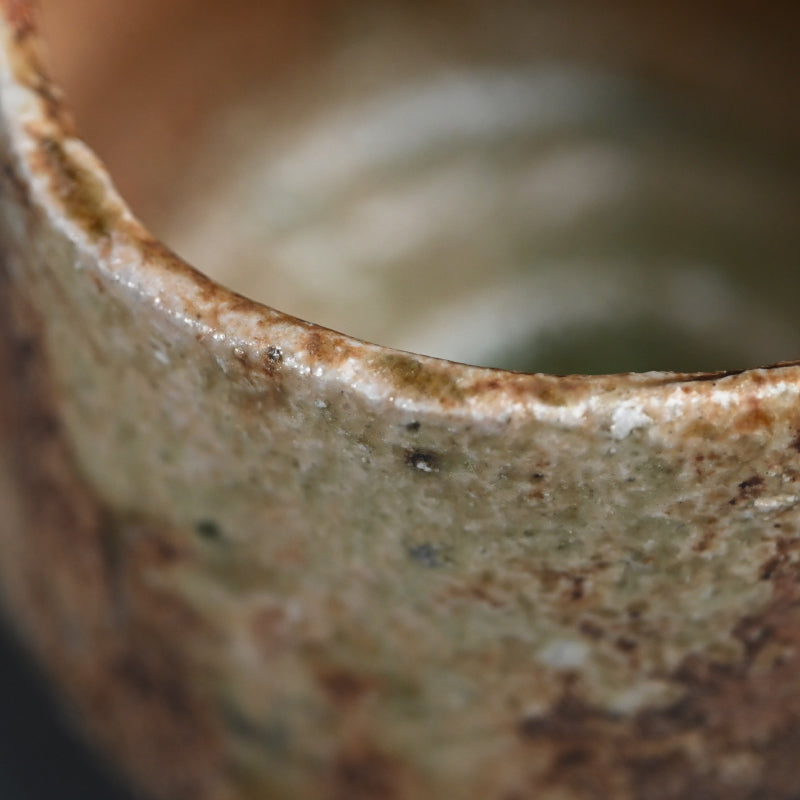 Shigaraki Tsutsu Chaawan Tea Bowl ー"信楽 筒茶盌"