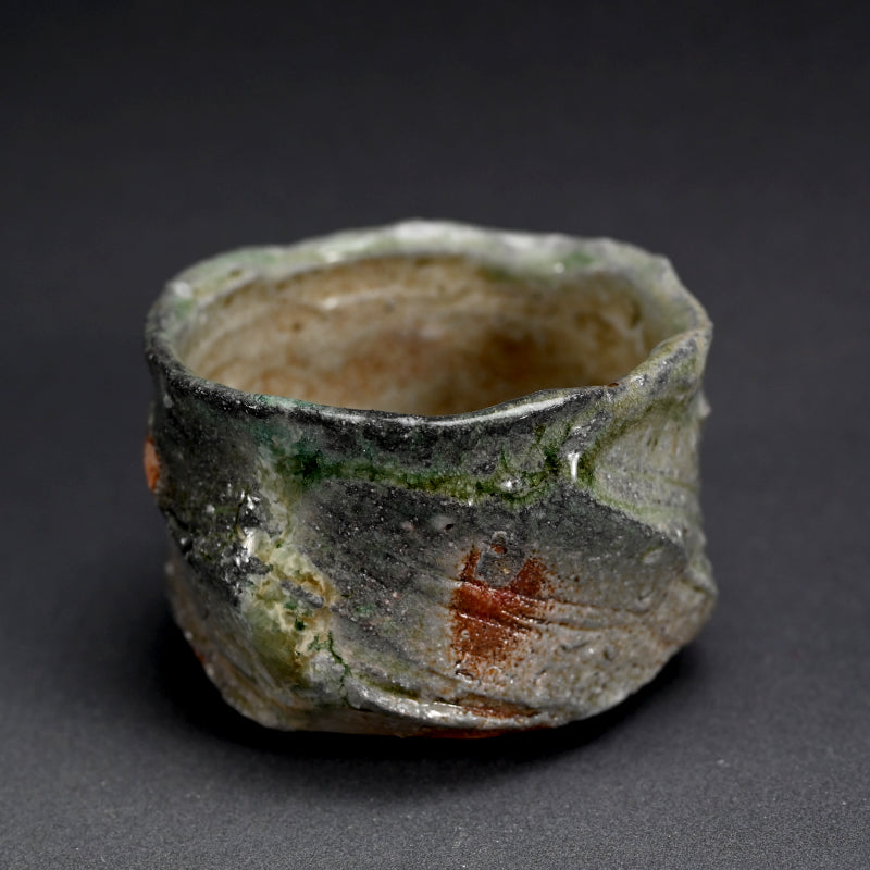Iga Shinogi Chawan ー新 学 "伊賀 鎬茶碗"