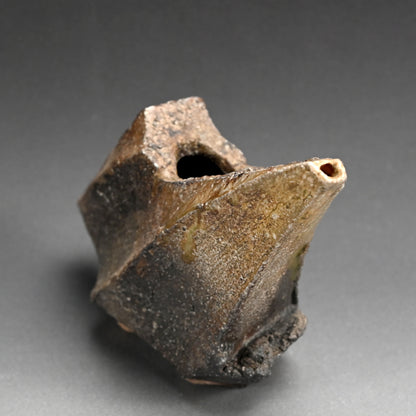 Shinogi Suichu Kaki Vase ー新 学 "伊賀 鎬水注花器"
