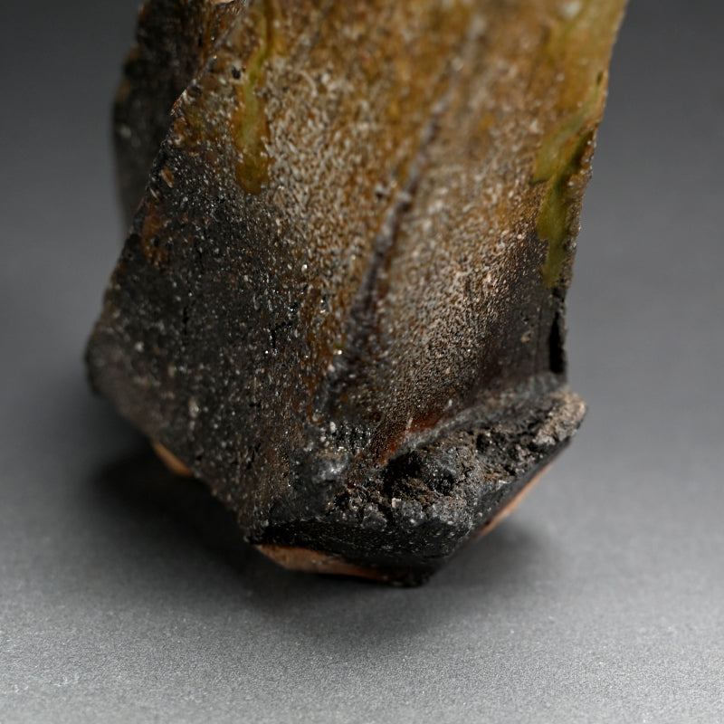 Shinogi Suichu Kaki Vase ー新 学 "伊賀 鎬水注花器"