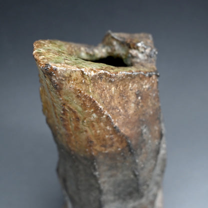 Amazing Shinogi Vase ー新 学 "伊賀 鎬花入"