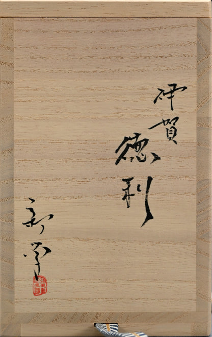 Viscuous Black Iga Tokkuri ー新 学 "伊賀 徳利"