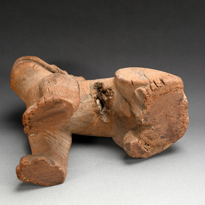 Momoyama to Early Edo Carved Wood Koma-inu Guardian