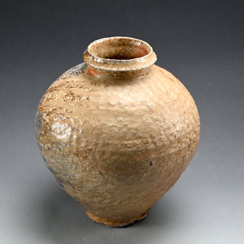 Fabulous Contemporary Anagama Tsubo ー古谷 剛敏 "信楽自然釉壺"