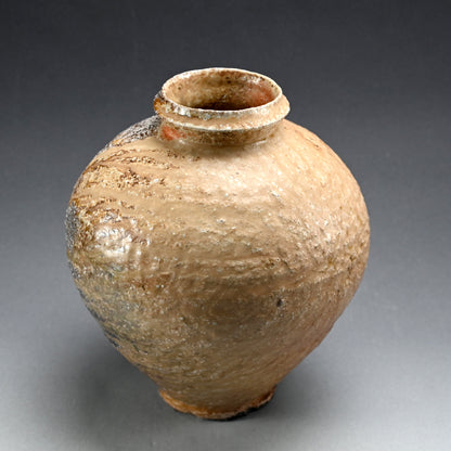 Fabulous Contemporary Anagama Tsubo ー古谷 剛敏 "信楽自然釉壺"