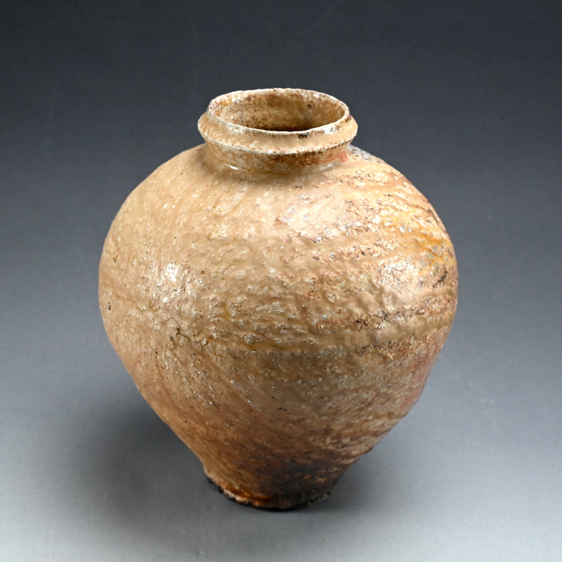 Fabulous Contemporary Anagama Tsubo ー古谷 剛敏 "信楽自然釉壺"