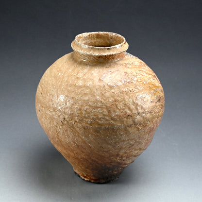 Fabulous Contemporary Anagama Tsubo ー古谷 剛敏 "信楽自然釉壺"