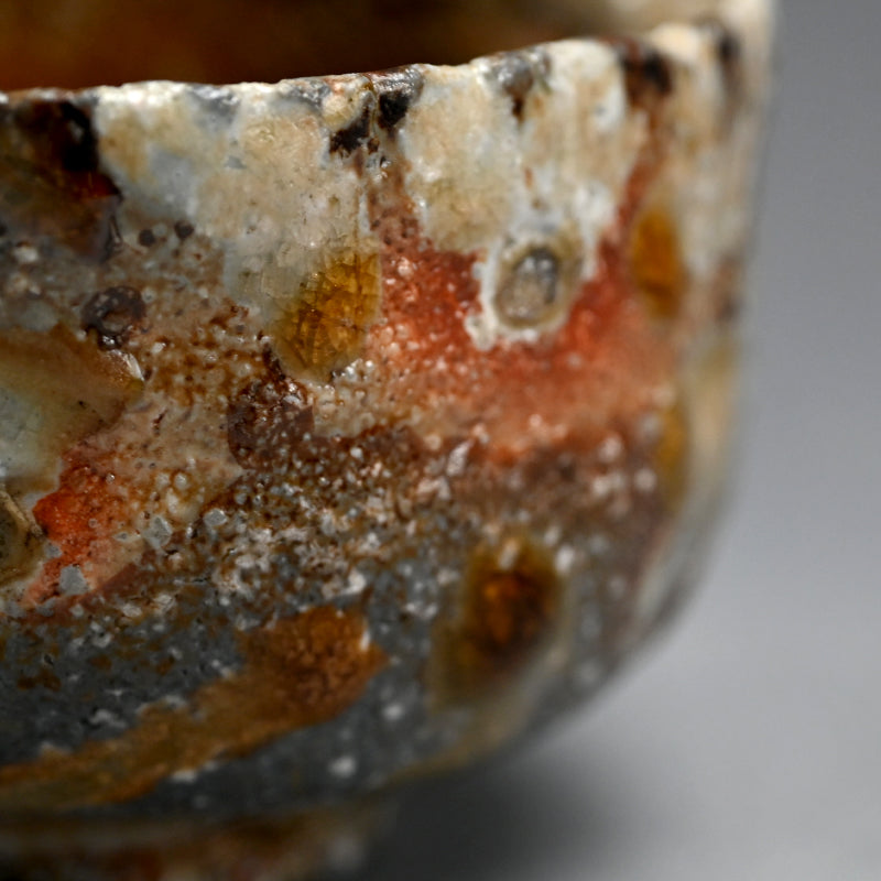 Natural Ash Glaze Shigaraki Chawan Tea Bowl ー古谷 剛敏 "信楽自然釉 茶碗"