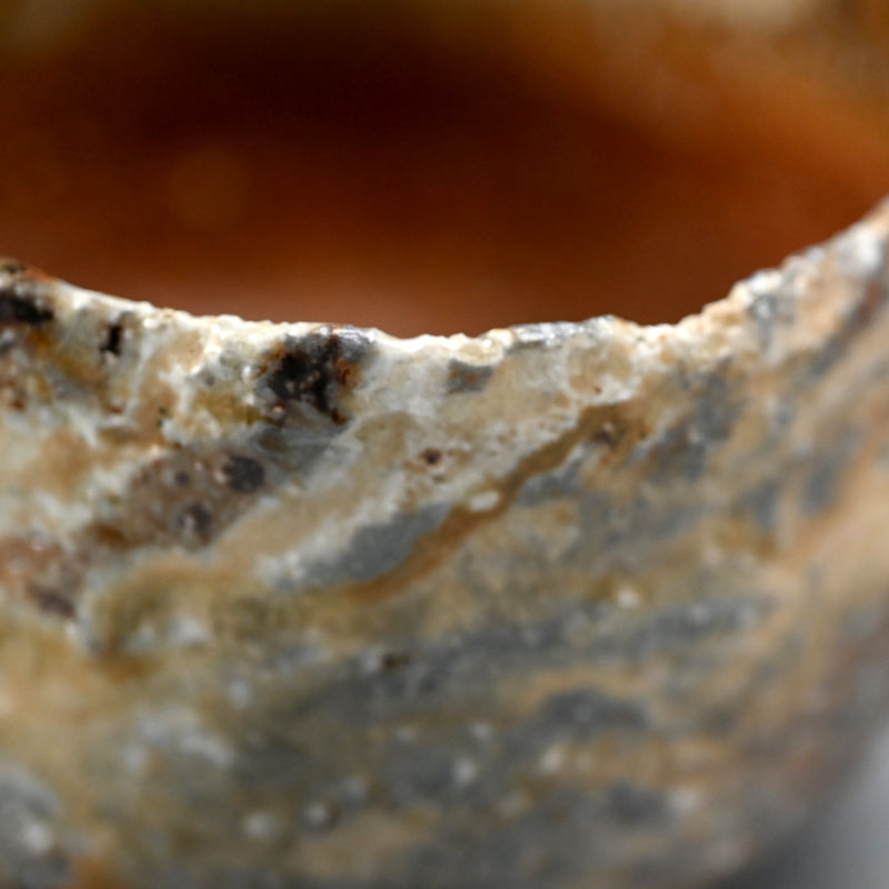 Natural Ash Glaze Shigaraki Chawan Tea Bowl ー古谷 剛敏 "信楽自然釉 茶碗"