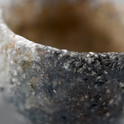 Natural Ash Glazed Shigaraki Guinomi ー古谷 剛敏 "信楽自然釉 ぐい呑み"
