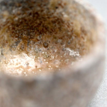 Natural Ash Glazed Shigaraki Guinomi ー古谷 剛敏 "信楽自然釉 ぐい呑み"