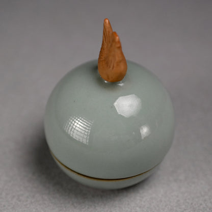 Porcelain Kogo Incense Case, 1921, Zodiac