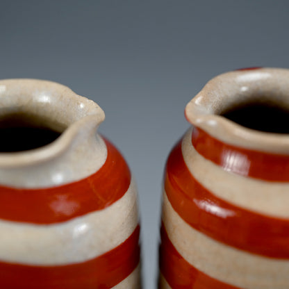 Antique Japanese Tokkuri Sake Set, Seizan