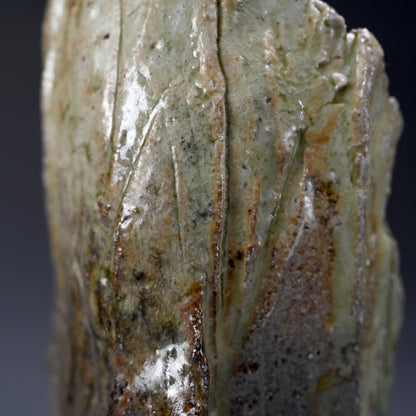 Iga Shinogi Vase ー新 学 “伊賀 鎬花入”