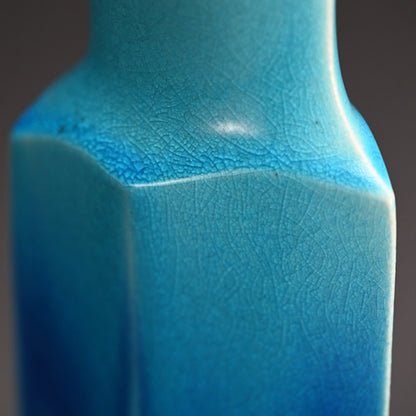 Contemporary Hekiyu Vase ー木村 芳郎 "碧釉 倭飾器"