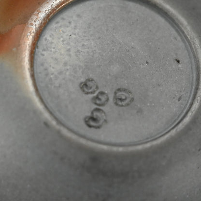 Rare! Ao-Bizen Natsume Tea Container ー岸本明彦 "備前 棗"