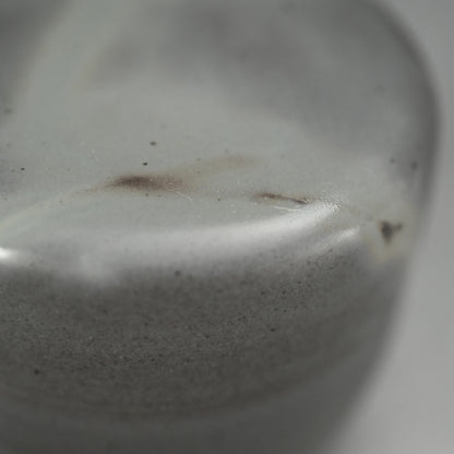 Rare! Ao-Bizen Natsume Tea Container ー岸本明彦 "備前 棗"