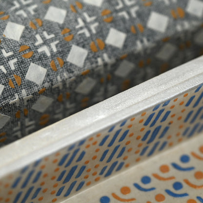 陶箱 ー山路和夫「剪紙繋型文陶筥」出品