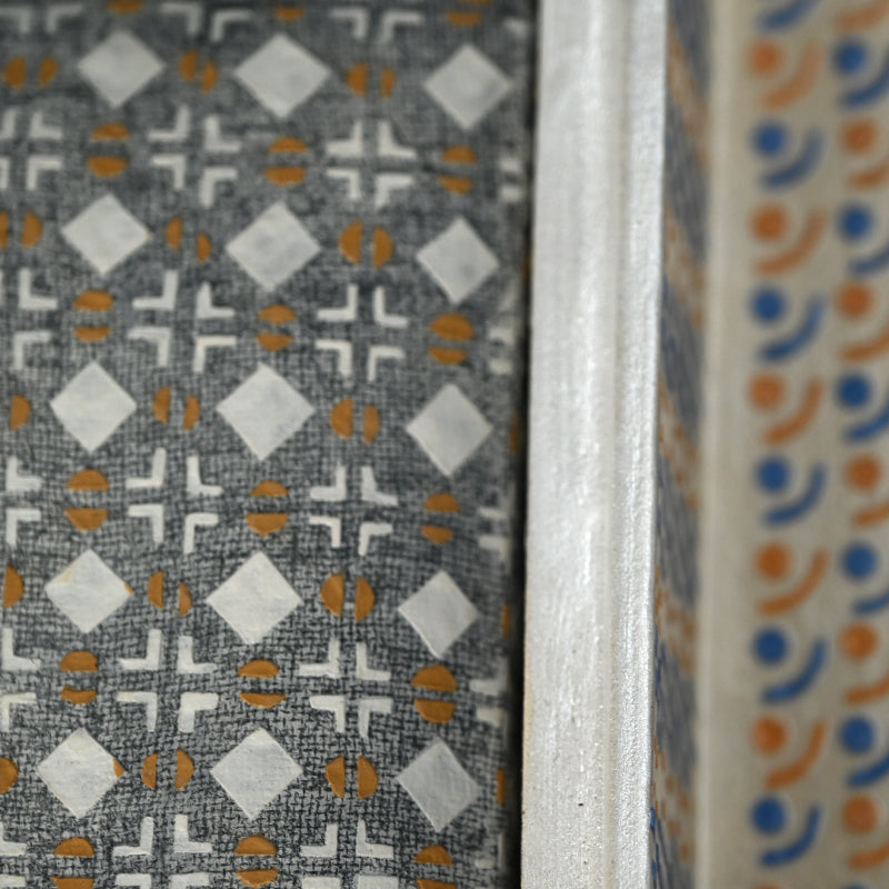 陶箱 ー山路和夫「剪紙繋型文陶筥」出品