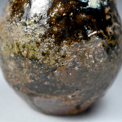 Stellar Chossen Karatsu Vase ー中川 自然坊 "挑戦唐津鶴首花入"