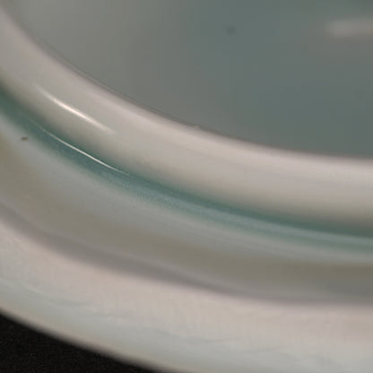 Seihakuji Celadon Porcelain Platter ー"青白磁 ring"