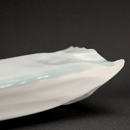 Seihakuji Porcelain Object by Kato Tsubusa ー"青白磁 作品"