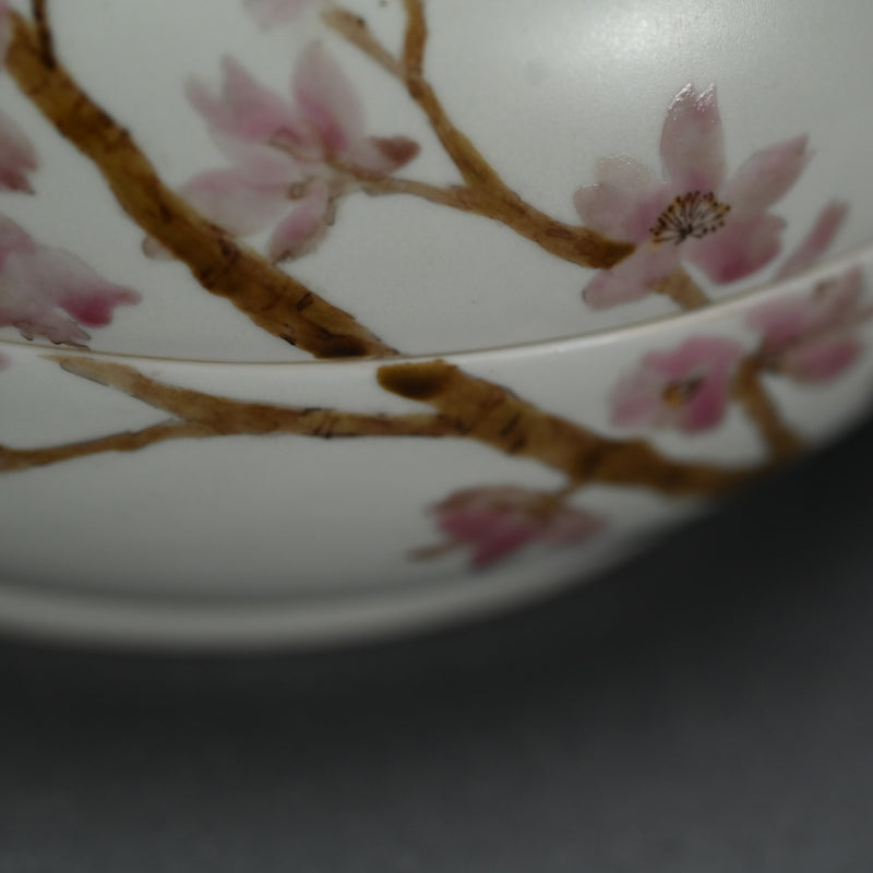 現代陶磁器 桜ー丹澤裕子「桜文陶筥」