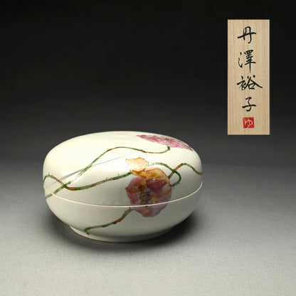 陶箱 ケシ ー丹澤裕子「芥子文陶筥」出品