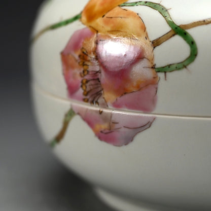 陶箱 ケシ ー丹澤裕子「芥子文陶筥」出品