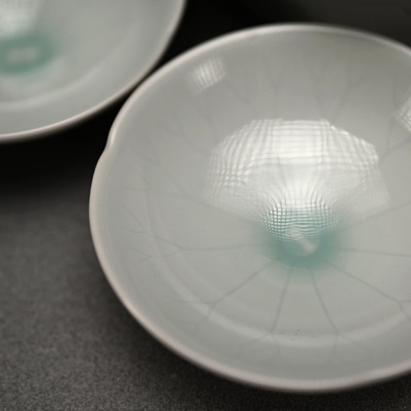 Lotus Sake set ー藤井 隆之 "吹染 蓮図酒器収納筥"