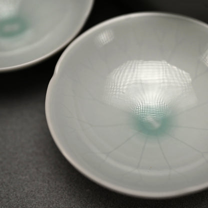 Lotus Sake set ー藤井 隆之 "吹染 蓮図酒器収納筥"