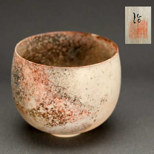 Terrifyingly Delicate Raw Porcelain Bowl ー松本 治幸 "白磁窯変碗"