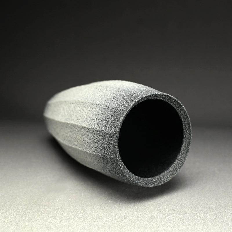 Contemporary Aoshino Vase ー酒井 博司 "藍色志野花入れ"