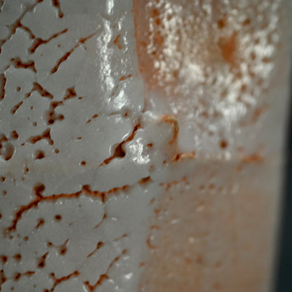 現代竹形志野花瓶 LNT ー加藤孝造「志野竹花入」