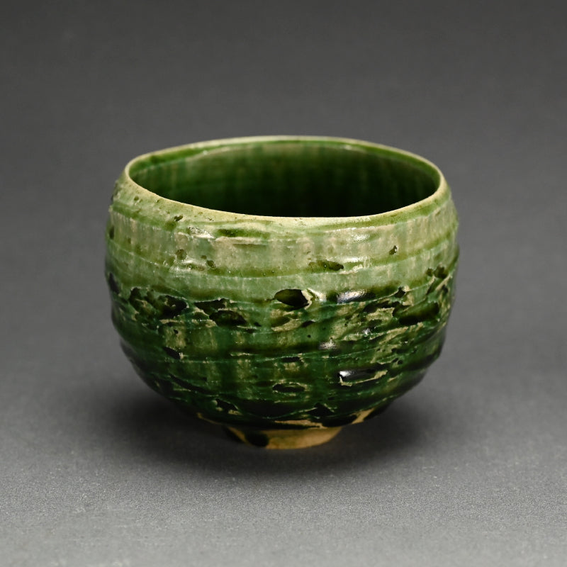 Green Glaze Chawan Tea Bowl ー鈴木 徹 “緑釉 茶碗”