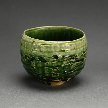 Green Glaze Chawan Tea Bowl ー鈴木 徹 “緑釉 茶碗”