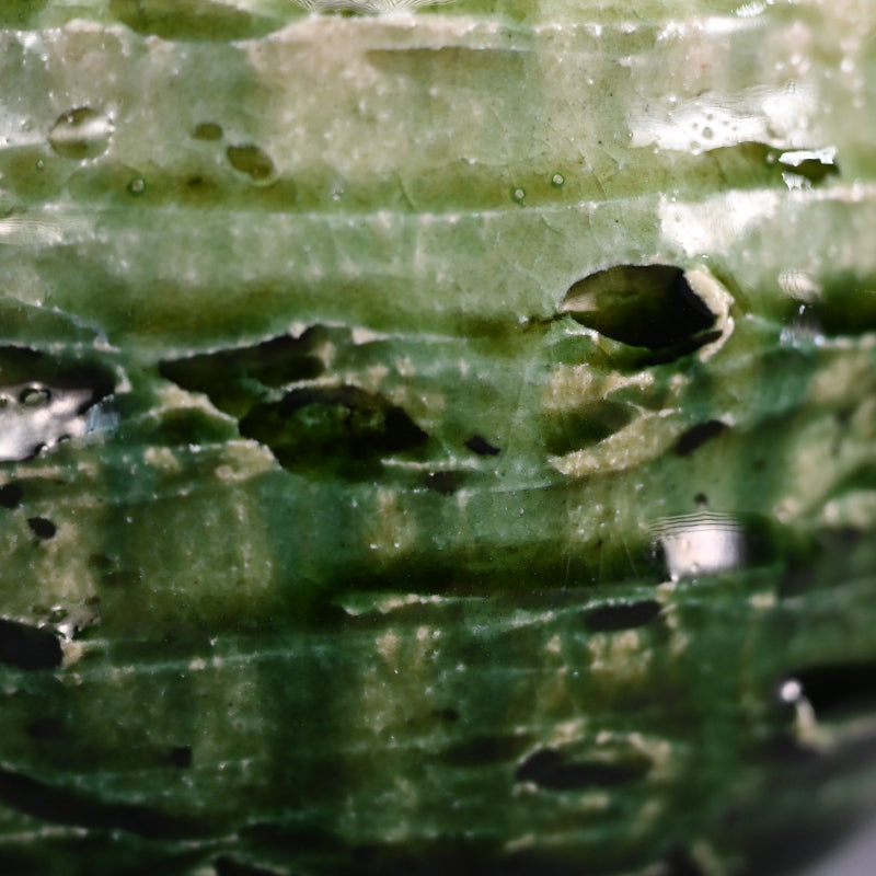 Green Glaze Chawan Tea Bowl ー鈴木 徹 “緑釉 茶碗”