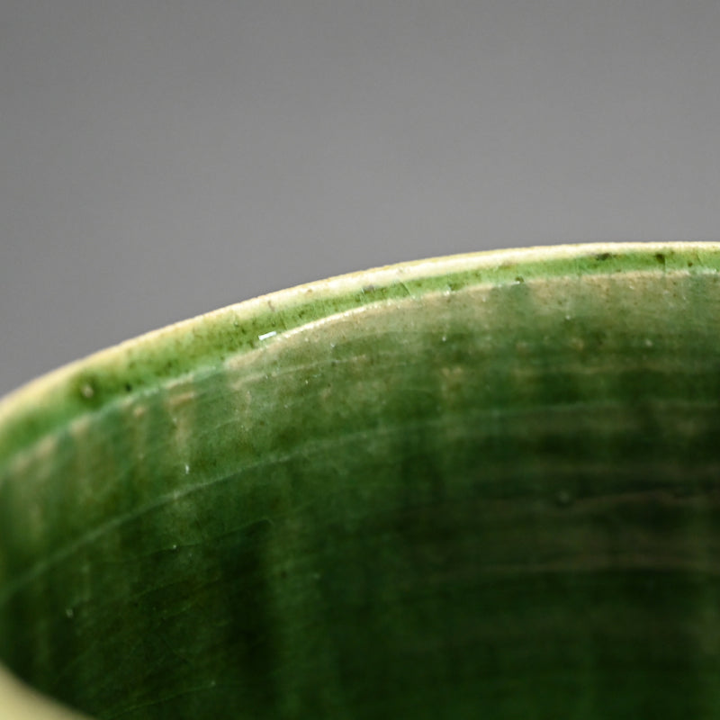 Green Glaze Chawan Tea Bowl ー鈴木 徹 “緑釉 茶碗”