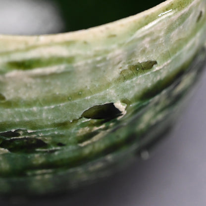 Green Glaze Chawan Tea Bowl ー鈴木 徹 “緑釉 茶碗”
