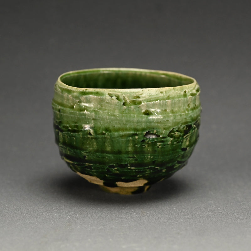 Green Glaze Chawan Tea Bowl ー鈴木 徹 “緑釉 茶碗”