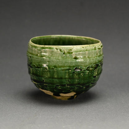 Green Glaze Chawan Tea Bowl ー鈴木 徹 “緑釉 茶碗”