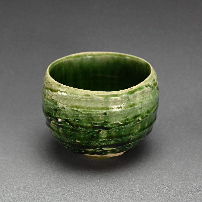 Green Glaze Chawan Tea Bowl ー鈴木 徹 “緑釉 茶碗”